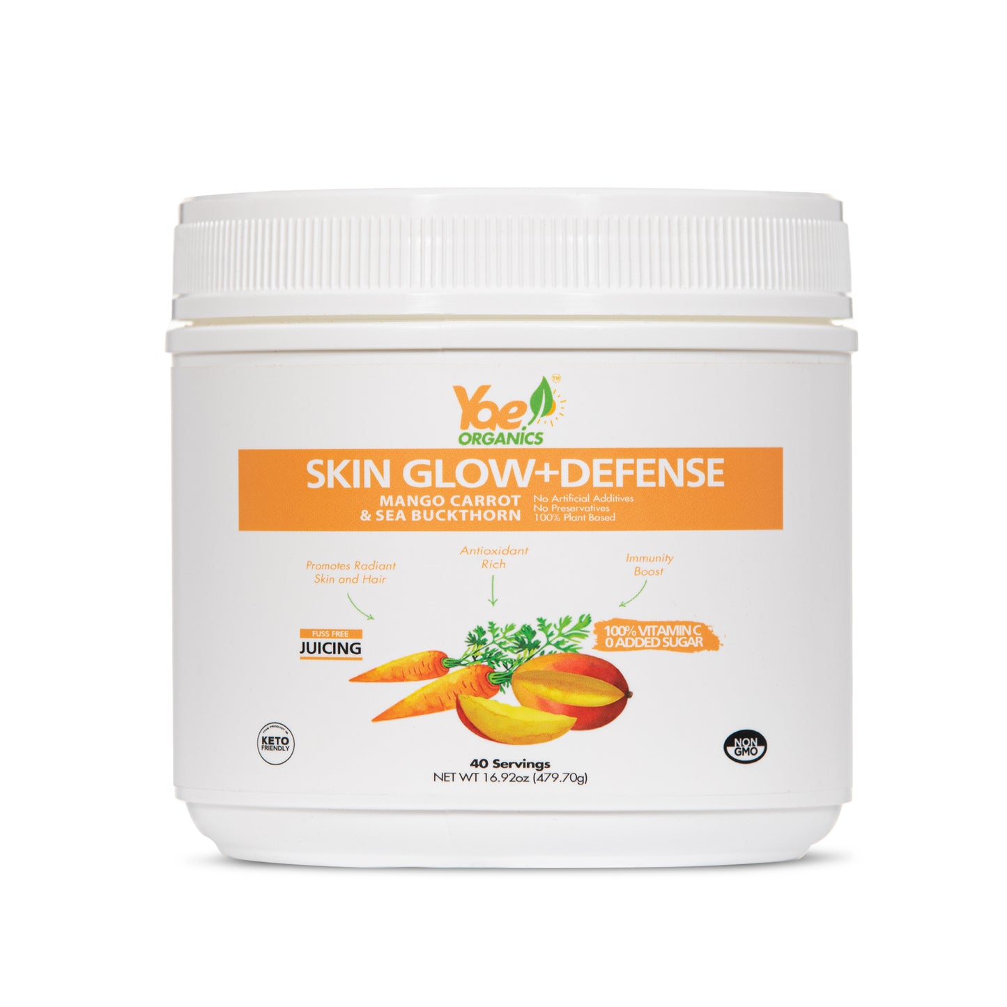Collagen Booster+ SkIn Glow+Defense-Mango Carrot & Sea Buckthorn