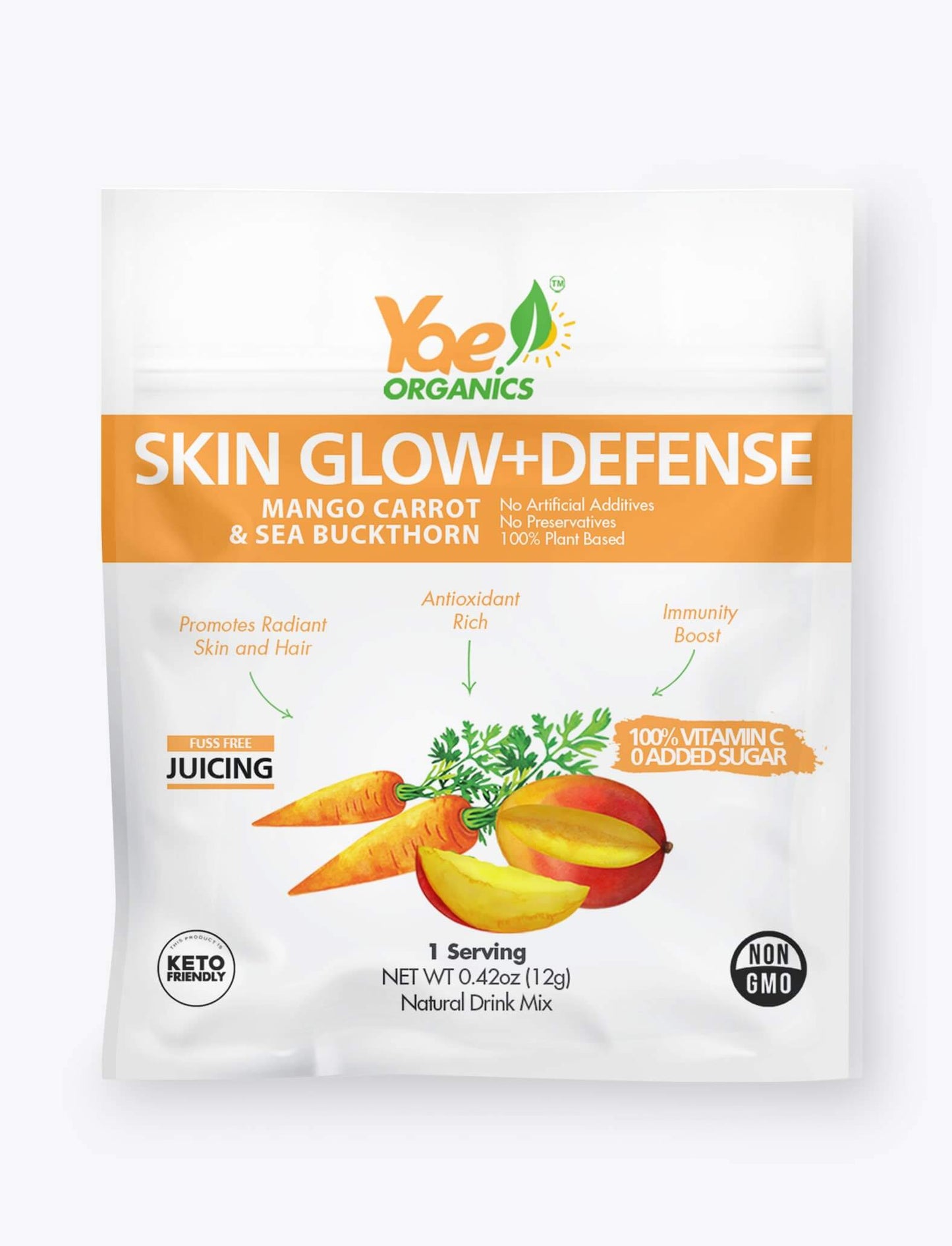 Collagen Booster+ SkIn Glow+Defense-Mango Carrot & Sea Buckthorn