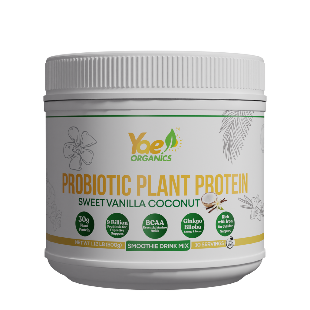 100% Plant-Based Probiotic Protein Powder (Sweet Vanilla Coconut)