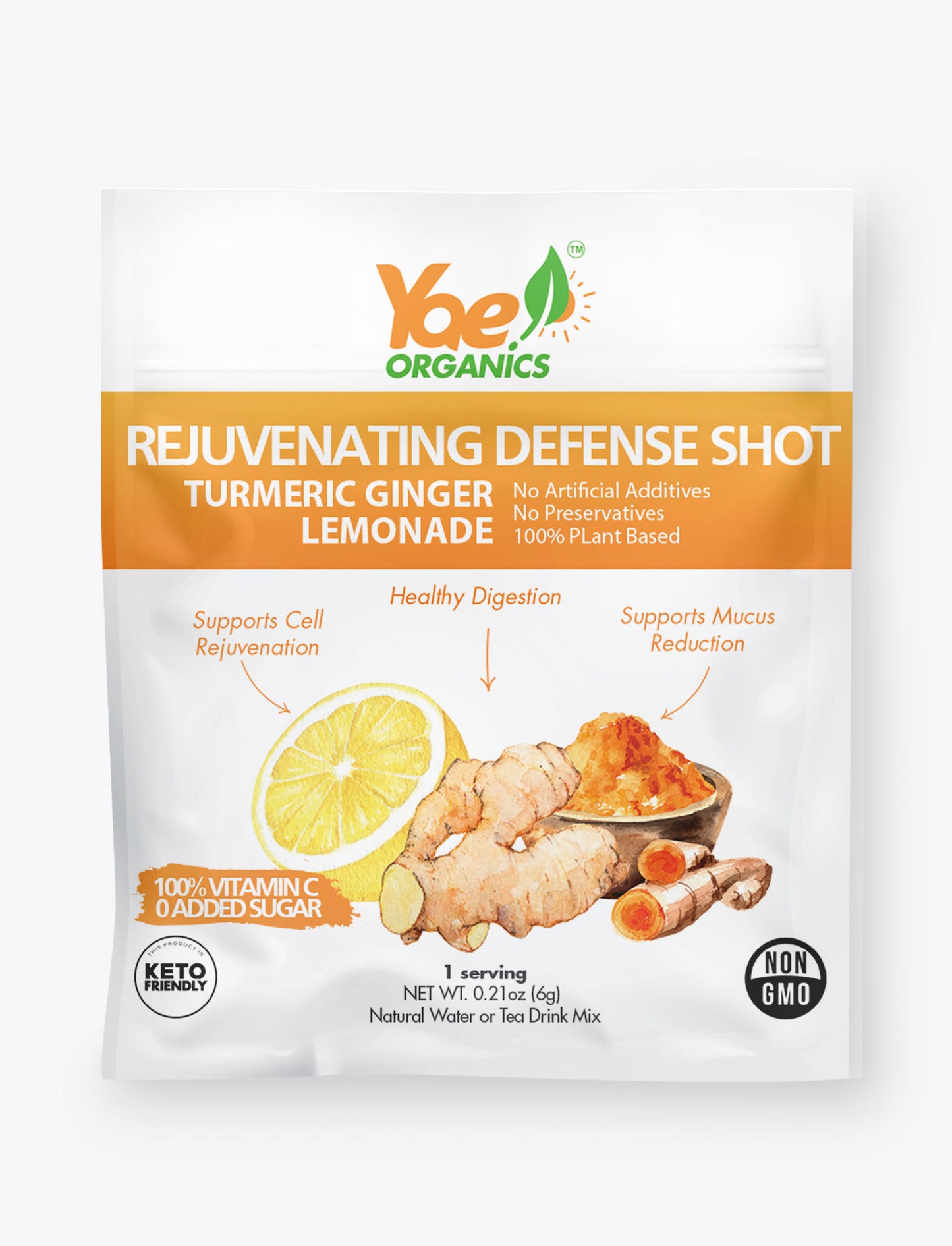 Rejuvenating Defense Shots - Turmeric Ginger Lemonade